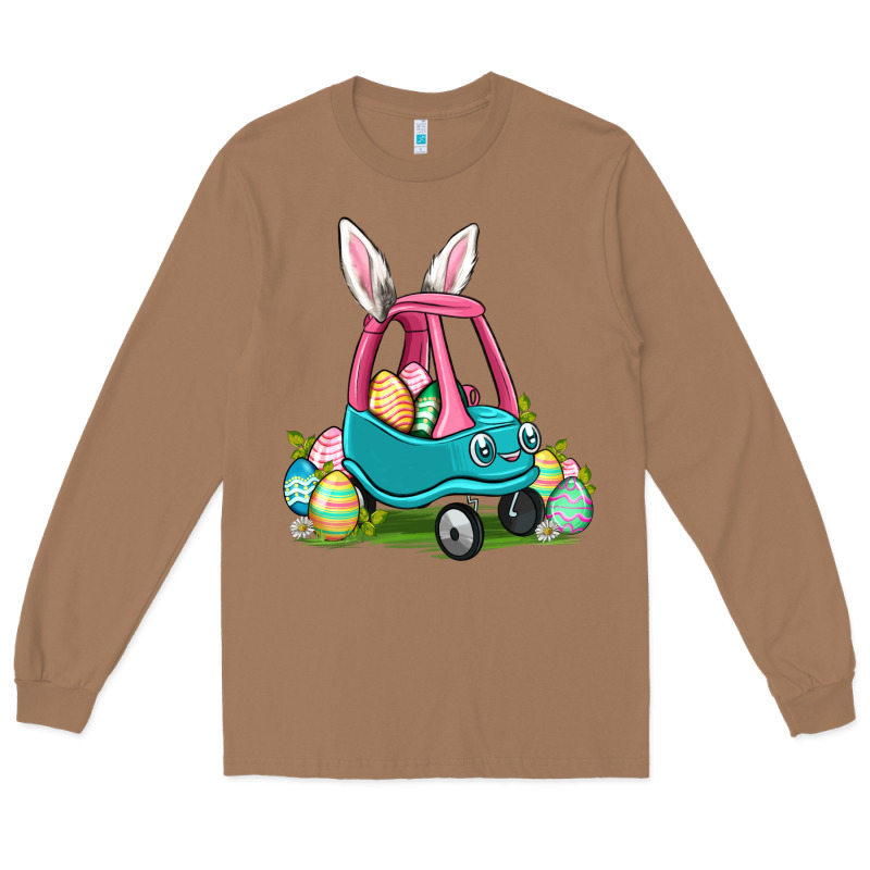 Easter Toddler Car Long Sleeve Tee by OliviaCreatesArt | Teevron