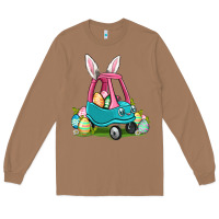 Toasted Coconut Easter toddler car Long Sleeve Tee - OliviaCreatesArt