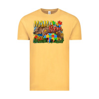 Vintage Mustard Mama bear Autism Vintage Tee - CowGirlArtShop