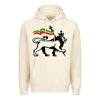 Tofu Rasta Lion of Judah Rastafarian Reggae Lion and Christian Premium Hoodie - longCreatives