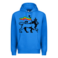 True Royal Rasta Lion of Judah Rastafarian Reggae Lion and Christian Premium Hoodie - longCreatives