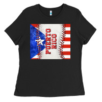 Baseball Puerto Rico Tumbler Tbs Ladies Tee | Teevron