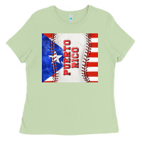Matcha baseball puerto rico tumbler tbs Ladies Tee - TumblerDesignByShophia