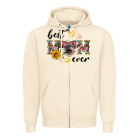 Sandshell best mom ever with cow Zipper Hoodie - Artiststas