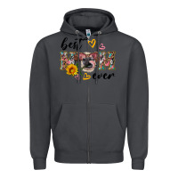 Smoke best mom ever with cow Zipper Hoodie - Artiststas