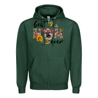 Sports Green best mom ever with cow Zipper Hoodie - Artiststas