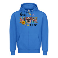 True Royal best mom ever with cow Zipper Hoodie - Artiststas