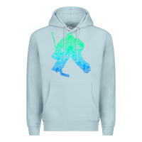 Blue Mist Ice Hockey Goalie Hockey Player Youth Men Kids Boys Premium Hoodie - longCreatives