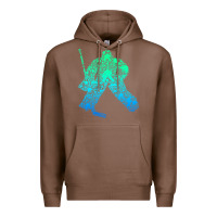 Chestnut Ice Hockey Goalie Hockey Player Youth Men Kids Boys Premium Hoodie - longCreatives