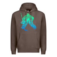 Coffee Ice Hockey Goalie Hockey Player Youth Men Kids Boys Premium Hoodie - longCreatives