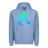 Colony Blue Ice Hockey Goalie Hockey Player Youth Men Kids Boys Premium Hoodie - longCreatives