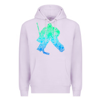 Lilac Ice Hockey Goalie Hockey Player Youth Men Kids Boys Premium Hoodie - longCreatives