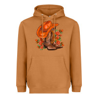 Meerkat orange  cowgirl  and roses Heavyweight Hoodie - AdoDesignShop
