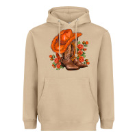 Mushroom orange  cowgirl  and roses Heavyweight Hoodie - AdoDesignShop