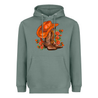 Sage orange  cowgirl  and roses Heavyweight Hoodie - AdoDesignShop
