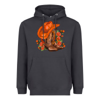 Smoke orange  cowgirl  and roses Heavyweight Hoodie - AdoDesignShop