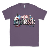 Lavender American Nurse 4th of july Classic Tee - HowdyJamesFarm
