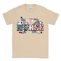 Mushroom American Nurse 4th of july Classic Tee - HowdyJamesFarm