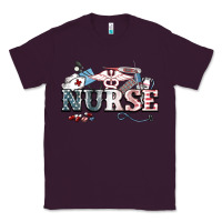 Plum American Nurse 4th of july Classic Tee - HowdyJamesFarm