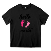 Black Hello world Heavy Core Tee - Bettercallsaul