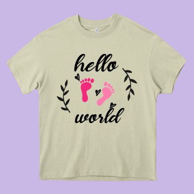 Hello World Heavy Core Tee Designed By Bettercallsaul