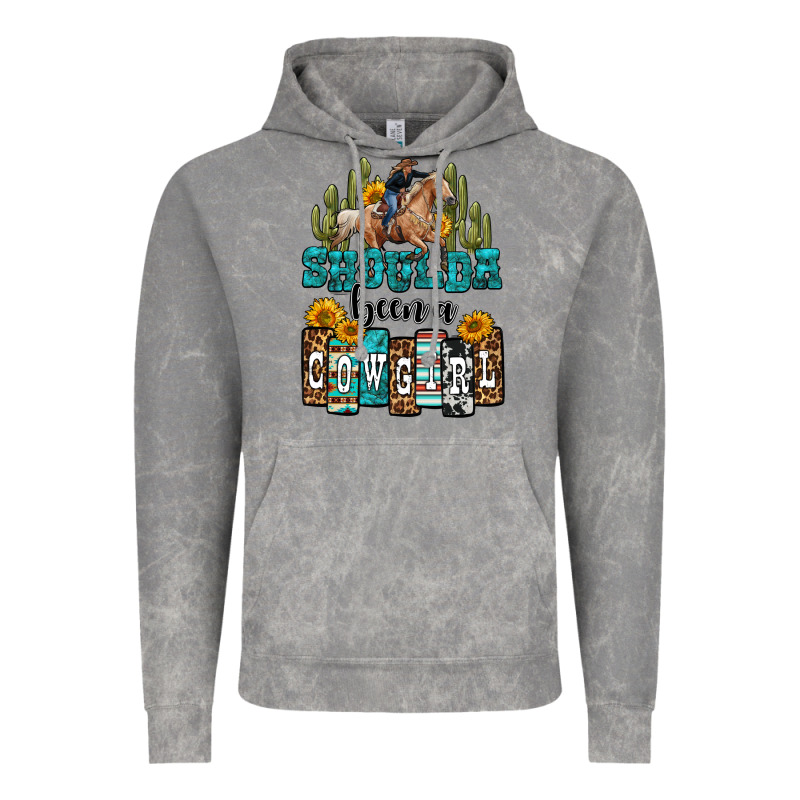 Shoulda Been A Cowgirl Vintage Hoodie by OliviaCreatesArt | Teevron