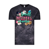 Cloud Black Small Business Mama Vintage Tee - CowGirlArtShop