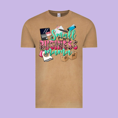 Small Business Mama Vintage Tee Designed By Cowgirlartshop
