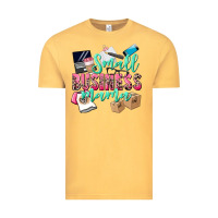 Vintage Mustard Small Business Mama Vintage Tee - CowGirlArtShop
