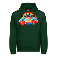 Forest Green back to school hello kindergarten 3200x2400 Urban Hoodie - AdoDesignShop
