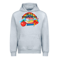 Heather Grey back to school hello kindergarten 3200x2400 Urban Hoodie - AdoDesignShop