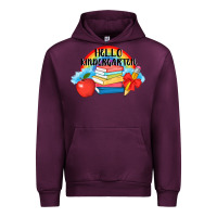 Mauve Wine back to school hello kindergarten 3200x2400 Urban Hoodie - AdoDesignShop
