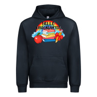 Navy back to school hello kindergarten 3200x2400 Urban Hoodie - AdoDesignShop