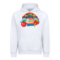 White back to school hello kindergarten 3200x2400 Urban Hoodie - AdoDesignShop