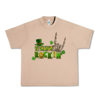 Burro Sham rockin skeleton hand St. Patrick's Urban Heavy Tee - CowGirlArtShop
