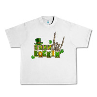 Lunar Rock Sham rockin skeleton hand St. Patrick's Urban Heavy Tee - CowGirlArtShop