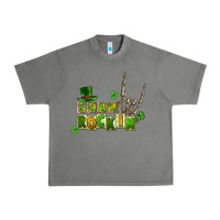 Tornado Sham rockin skeleton hand St. Patrick's Urban Heavy Tee - CowGirlArtShop