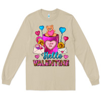 Mushroom Hello Valentine Valentine's Day Coffee Mug Long Sleeve Tee - FaDigitalArtStudio