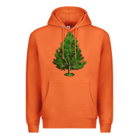 Carrot White Pine Tree Illustrations Premium Hoodie - LillyAllenDesigns