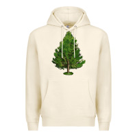 Tofu White Pine Tree Illustrations Premium Hoodie - LillyAllenDesigns