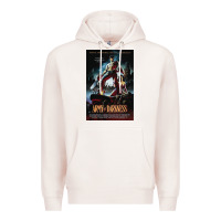 Pale Pink Army Of Darkness Movie Poster Classic Premium Hoodie - longCreatives