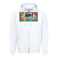 Mama With Baby Bear And Leopard License Plate Zipper Hoodie | Teevron