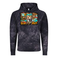 Cloud Black sunflower cow olivia Vintage Hoodie - OliviaCreatesArt