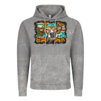 Cloud Rock sunflower cow olivia Vintage Hoodie - OliviaCreatesArt