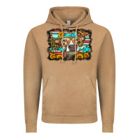 Vintage Camel sunflower cow olivia Vintage Hoodie - OliviaCreatesArt