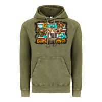 Vintage Olive sunflower cow olivia Vintage Hoodie - OliviaCreatesArt