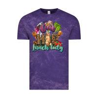 Cloud Purple One hip lunch lady Easter Day Vintage Tee - HowdyJamesFarm