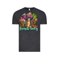Vintage Black One hip lunch lady Easter Day Vintage Tee - HowdyJamesFarm