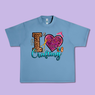 I Love Crafting Urban Heavy Tee Designed By Ranaportraitstore