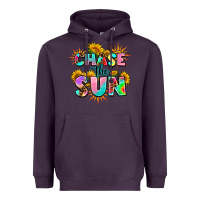 Plum chase the sun Heavyweight Hoodie - AdoDesignShop